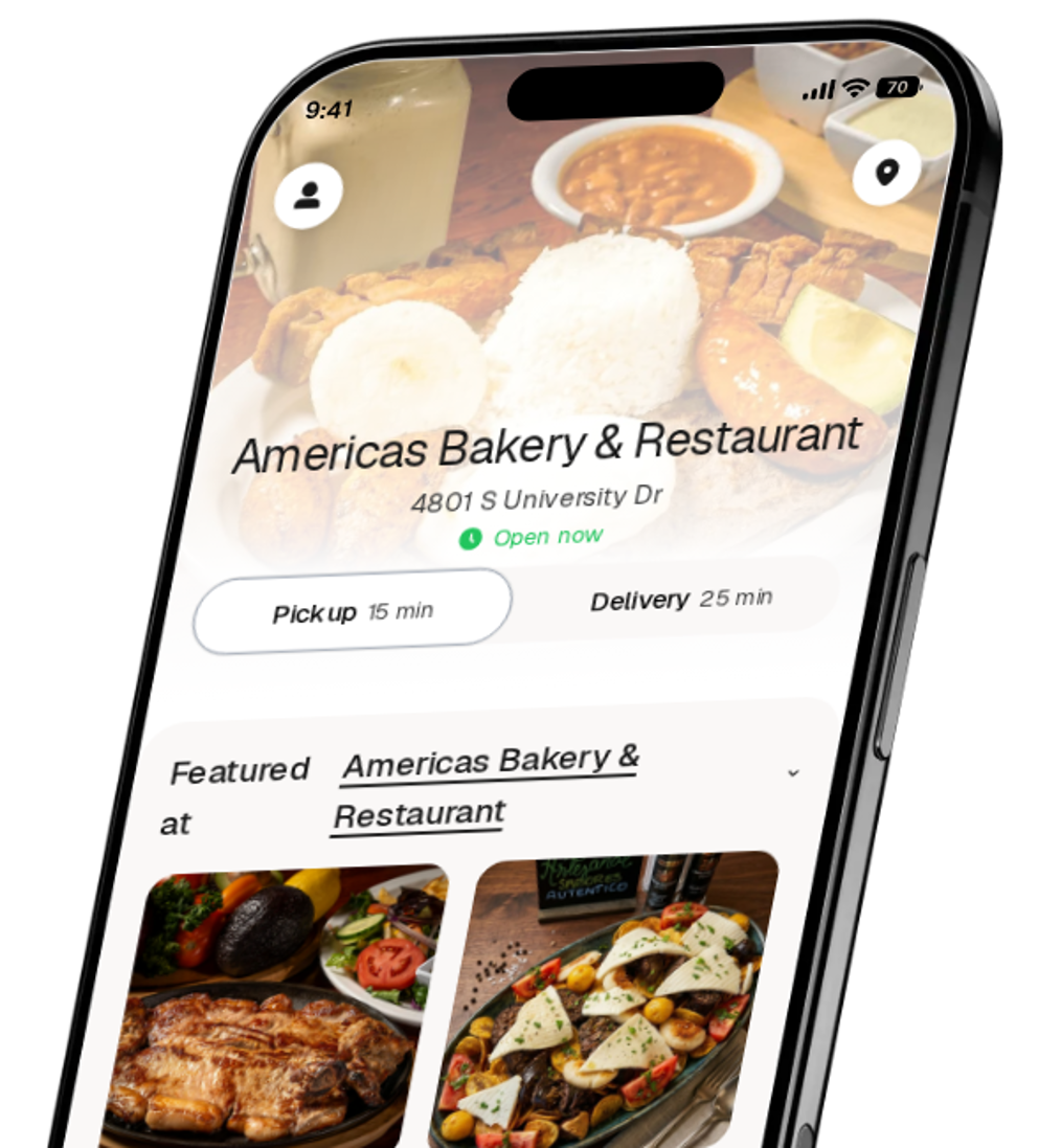 Americas Bakery & Restaurant app preview