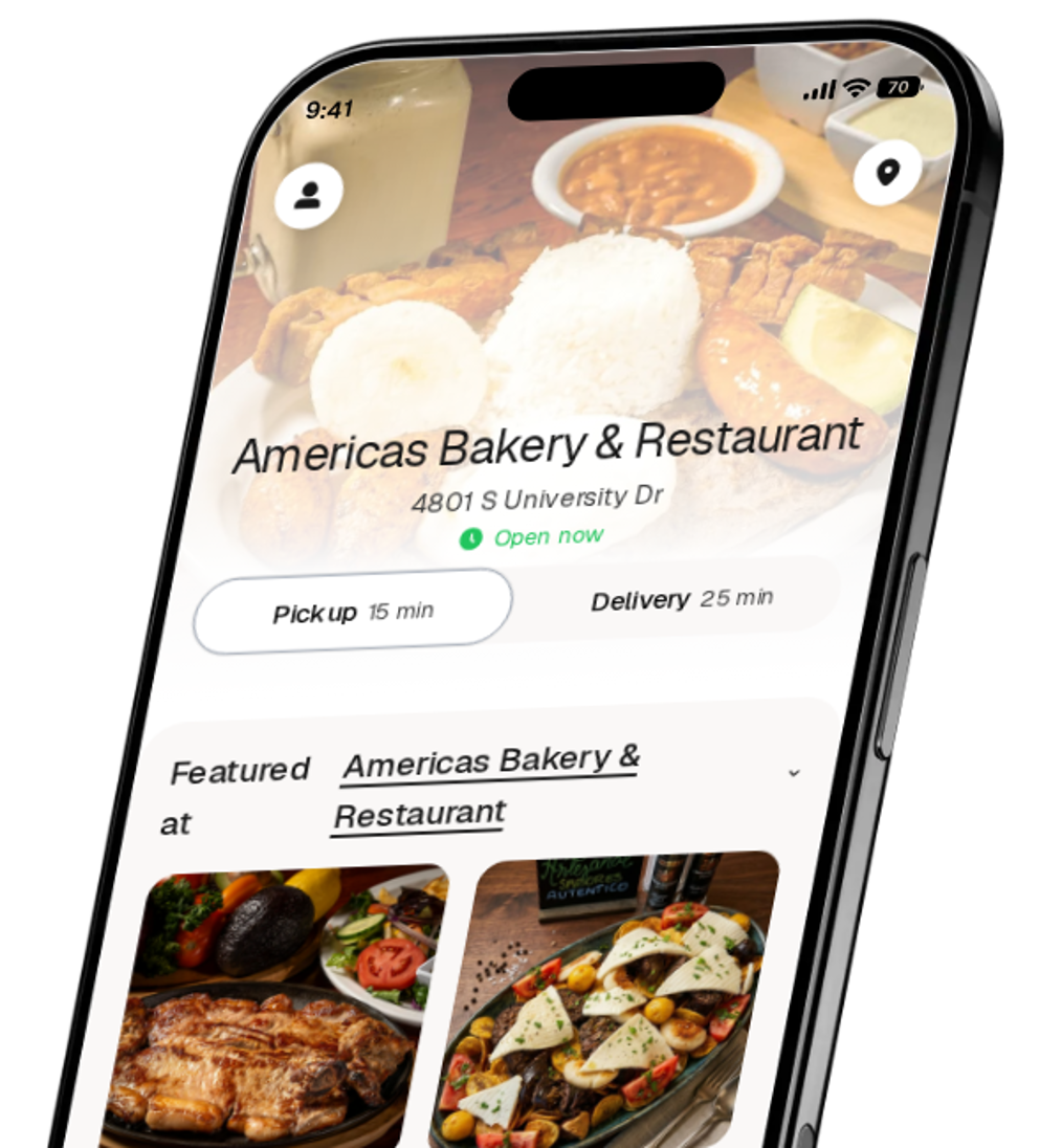 Americas Bakery & Restaurant app preview