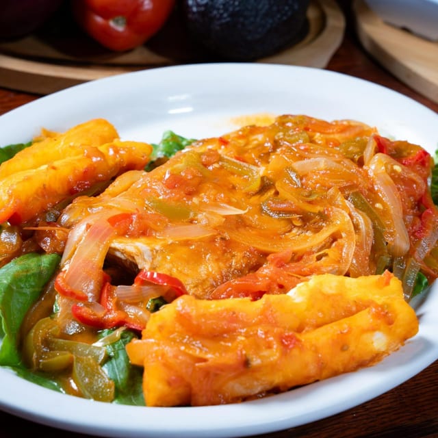 Flank Steak in Creole Sauce (Sobrebarriga en Salsa Criolla).