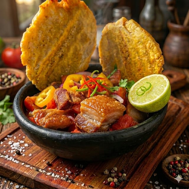 Pork Belly Ceviche (Ceviche de Chicharrón).