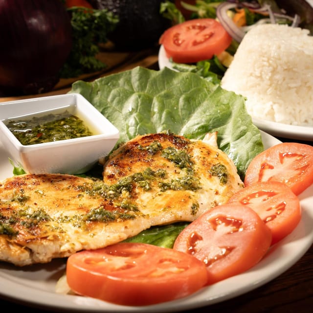 Chicken with Chimichurri (Pollo con Chimichurri).