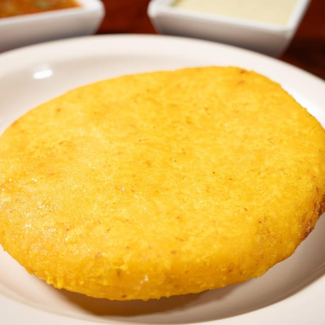 Egg Arepa (Arepa de Huevo).